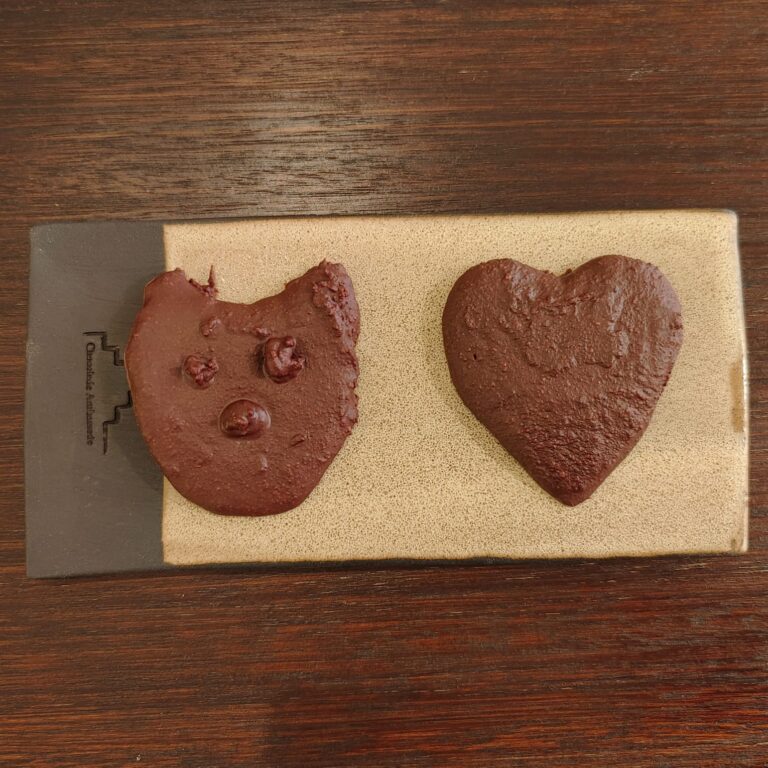 zelf gemaakte chocolade repen